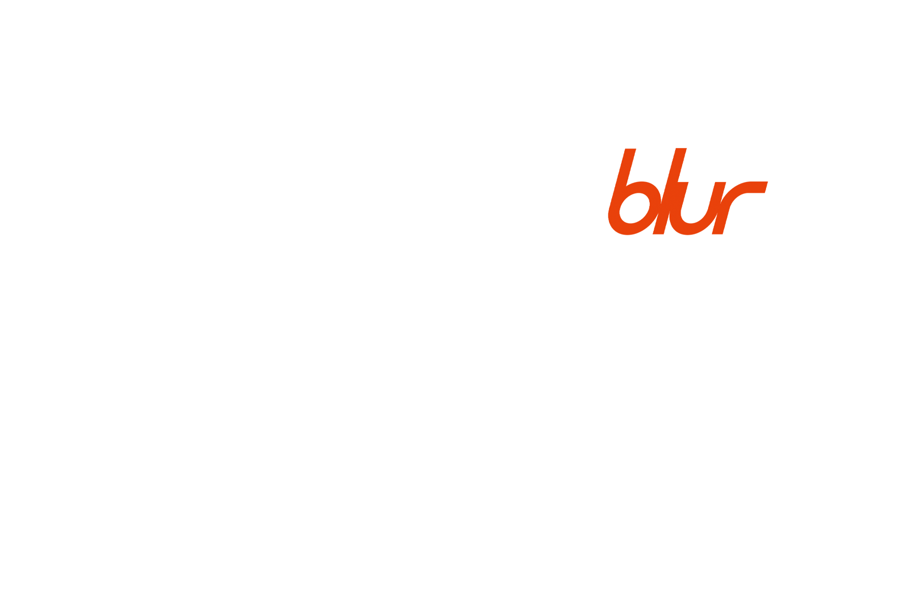 映画『blur：To The End』オフィシャルサイト タイトルロゴ